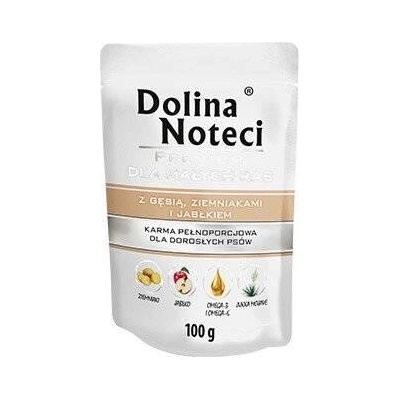 Dolina Noteci Premium pre psy malých plemien s husacími zemiakmi a jablkom 100 g