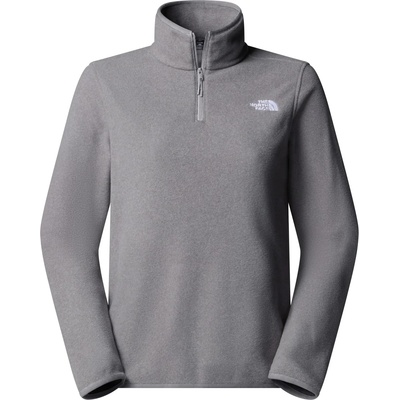 The North Face Дамски поларен пуловер The North Face Women's Glacier Fleece 1/4 Zip Jacket Fleece jumper - Mid Grey Heather - размер XL (105-6474-0815)