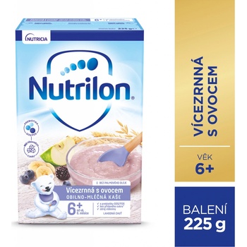 Nutrilon obilno-mliečna viaczrnná s ovocím 225 g