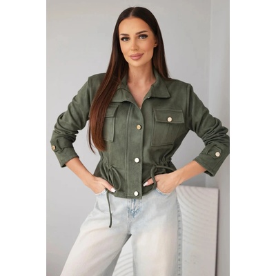 Kesi bunda s vreckami khaki