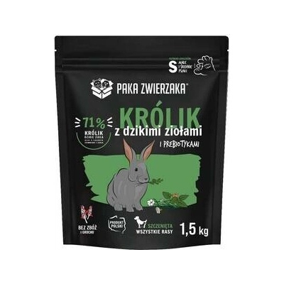 Paka Zwierzaka Seventh Heaven Králík s bylinkami pro štěňata 1,5 kg