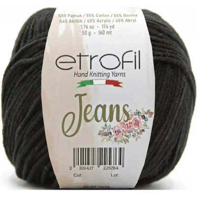 Příze Etrofil Jeans 042 černá