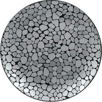 RAK Porcelain Cobbles talíř mělký pr. 31 cm, stříbrný