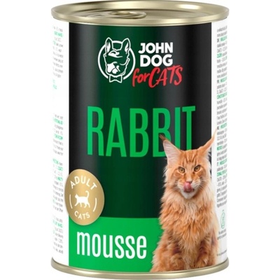 John Dog for Cats králik pena 400 g