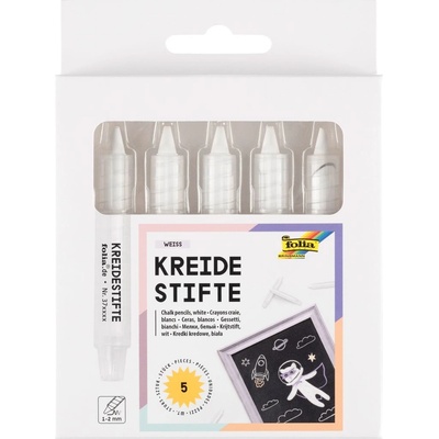 Křídy v tužce bílé/5 ks