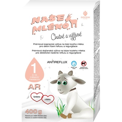 NAŠE MLIEKO AR Antireflux 400 g