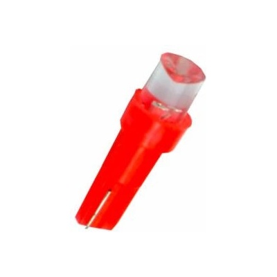 Лед крушки тип t5 12v/1, 2w червен