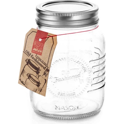 Horecano Old fashioned Буркан с винтова метална капачка 1l(212804) (010383)