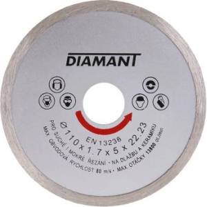 LEVIOR Диамантен диск DIAMANT 110x1.7x22.2mm пълен 21010.01 (21010.01)