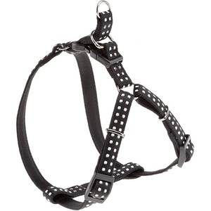Ferplast Cricket Harness Medium - Двупластов с мека подплата регулируем нагръдник за кучета с гръдна обиколка от 45.5 до 63 см. - черен