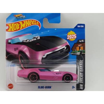Mattel Hot Wheels Dream Garage Slide-Burn černo-růžové