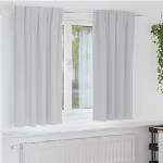 Pure Line Home Плътни завеси в цвят светлосив с комбиниран перделък, 2 бр. , 140 x 175 см