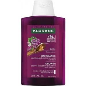 Klorane Шампоан за тънка коса с Хинин, Klorane Quinine Growth Accelerating Shampoo with Adenosine for Thinning Hair 200ml