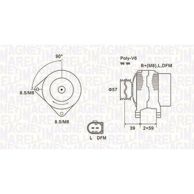 Generátor MAGNETI MARELLI 063732002010