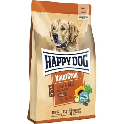 Happy Dog NaturCroq ГОВЕЖДО И РИЗО 15 кг