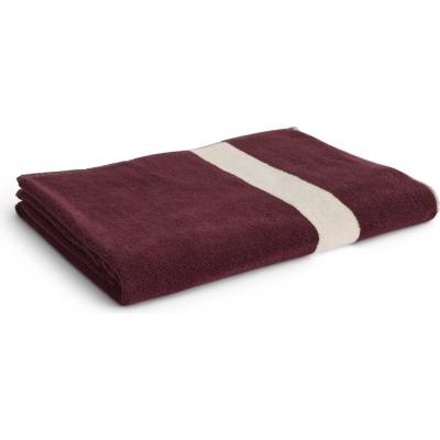 Hay osuška Stripe s pruhy 100 x 150 cm bordó