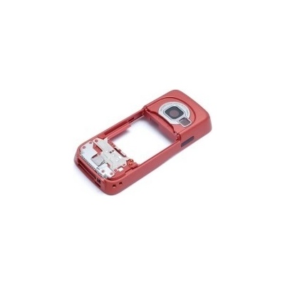 originální střední rám Nokia N73 červená
