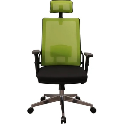 RFG Директорски стол Trento 26 HB, черна седалка, зелена облегалка (4010140435)