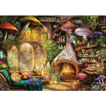Ravensburger - Puzzle Mushroom cottage - 1 000 piese