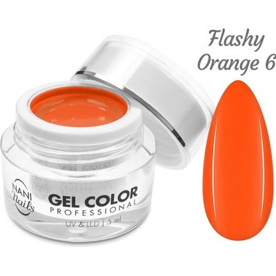 NANI UV/LED gél Flashy Orange 5 ml