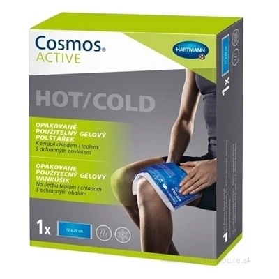 Cosmos Active opakovaně použitelný gelový polštářek hot & cold 12 × 29 cm 1 ks