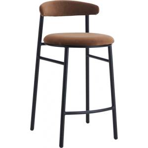 Ellos Home Кафяв метален бар стол (височина на седалката 66 cm) Doggi - Ellos Home (1618920-01-0)
