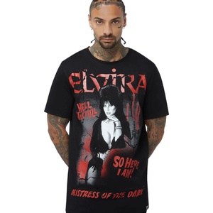 KILLSTAR тениска унисекс KILLSTAR x ELVIRA - Hell Was Full - Black - KSRA014120