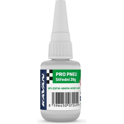 KAVAN PRO PNEU střední vteřinové lepidlo 20g
