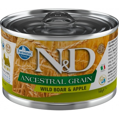 N&D DOG Low Grain Adult Boar & Apple Mini 140 g