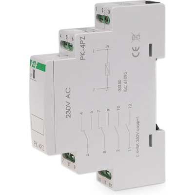 PK-4P/110PZ - Elektromagnetické pomocné relé, 110V, 8A, 2x NO/NC + 2x NO