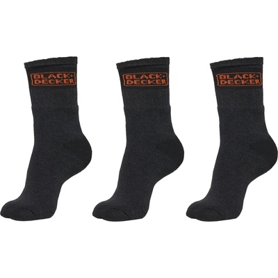 BLACK & DECKER SOCKS TECH tmavo sivá,oranžová