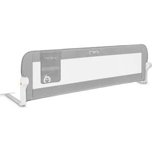MoMi Предпазна преграда за легло MoMi - Lexi Plus, 148 cm, сива (AKCE00063)