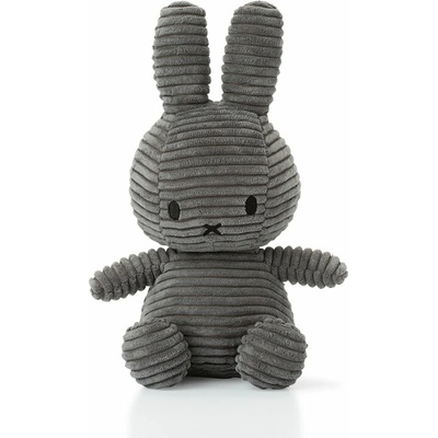 Miffy ECO manšestr šedý 23 cm