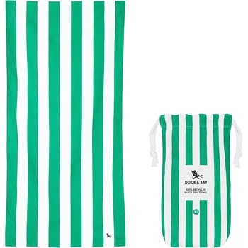 Dock & Bay Плажна кърпа бързосъхнеща, 90 x 200 см, зелен (TOWLB-CAB-XL-GREEN-R)