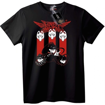 NOONEBRAND Тениска Bad Metal Аниме - 7XL, White