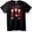 NOONEBRAND Тениска Bad Metal Аниме - 7XL, White