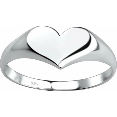 Nefertitis 19247 Stříbrný prsten dámský SRDCE NF57694