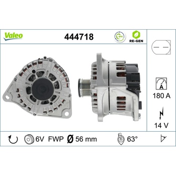 Alternátor VALEO 444718