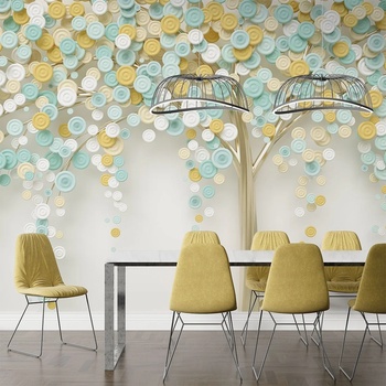 Image 1 of Art Gift Decor Фототапет Триизмерно дърво