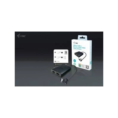Athli-Tech Adapter USB-A/USB-C Dual 4K/60 Hz HDMI Video