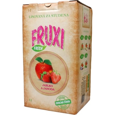Fruxi jablko jahoda 100% šťava 3000 ml