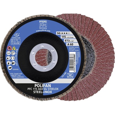 Pferd Vejárovitý brúsny kotúč 115 x 22.23 mm 67746115 10 ks