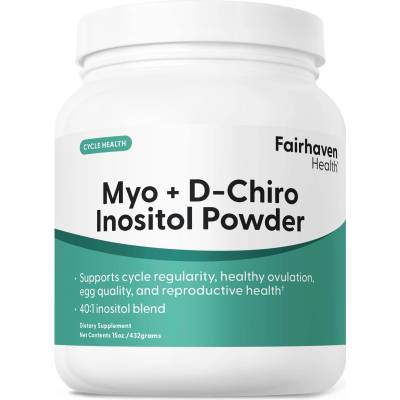 Fairhaven Health Myo + D-Chiro Inositol Powder, 180 дози, Fairhaven Health