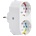 Ultralux Wi-fi smart КОНТАКТ, ДВОЕН, 16А, 3500w, 220-240v ac (wf2p16a)