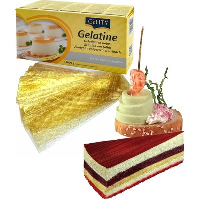 Gelita Želatina Silver 180 Bloom plátková 1 kg