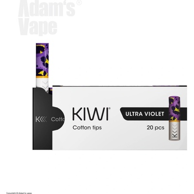 KIWI Náhradní filtrové náustky 20 ks Ultra Violet – Zboží Dáma