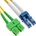 SeaMAX Оптична корда SeaMAX, 2m, LC/UPC-SC/APC, SM G652D, duplex, 2.0mm, LSZH (SM-PC-LC/UPC-SC/APC-2-D)