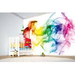 DIMEX ART Самозалепваща се флизелинова фототапета цветен дим, абстрактен 375 x 250 см