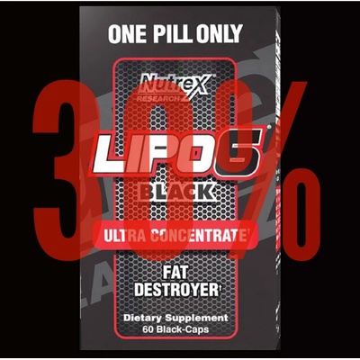 Nutrex Lipo 6 BLACK 60 kapslí