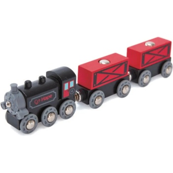 Image 1 of Hape Товарен влак с парен локомотив